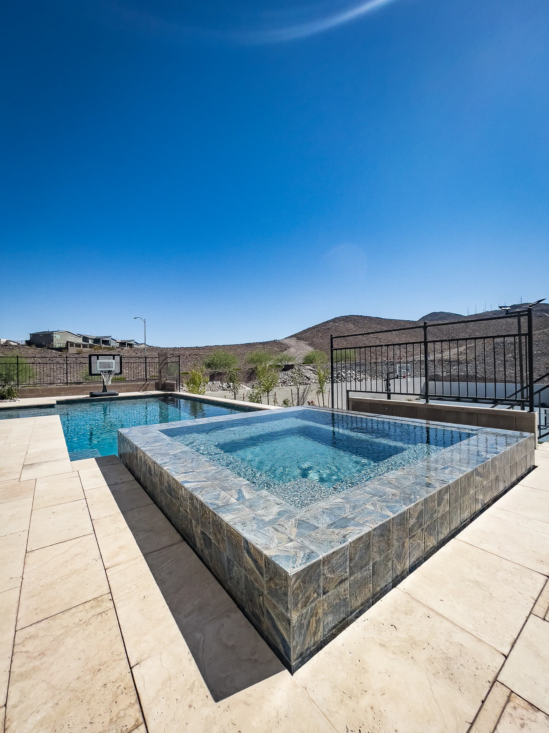 Austin finished pool and outdoor living project, view 8
