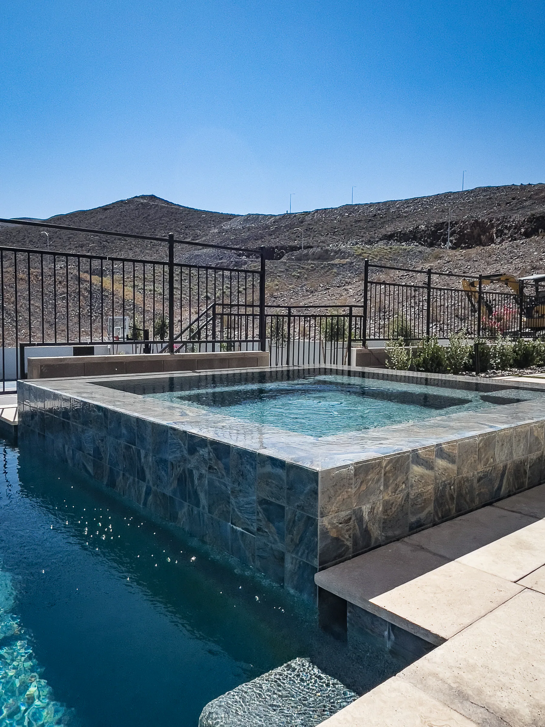 Austin finished pool and outdoor living project, view 4