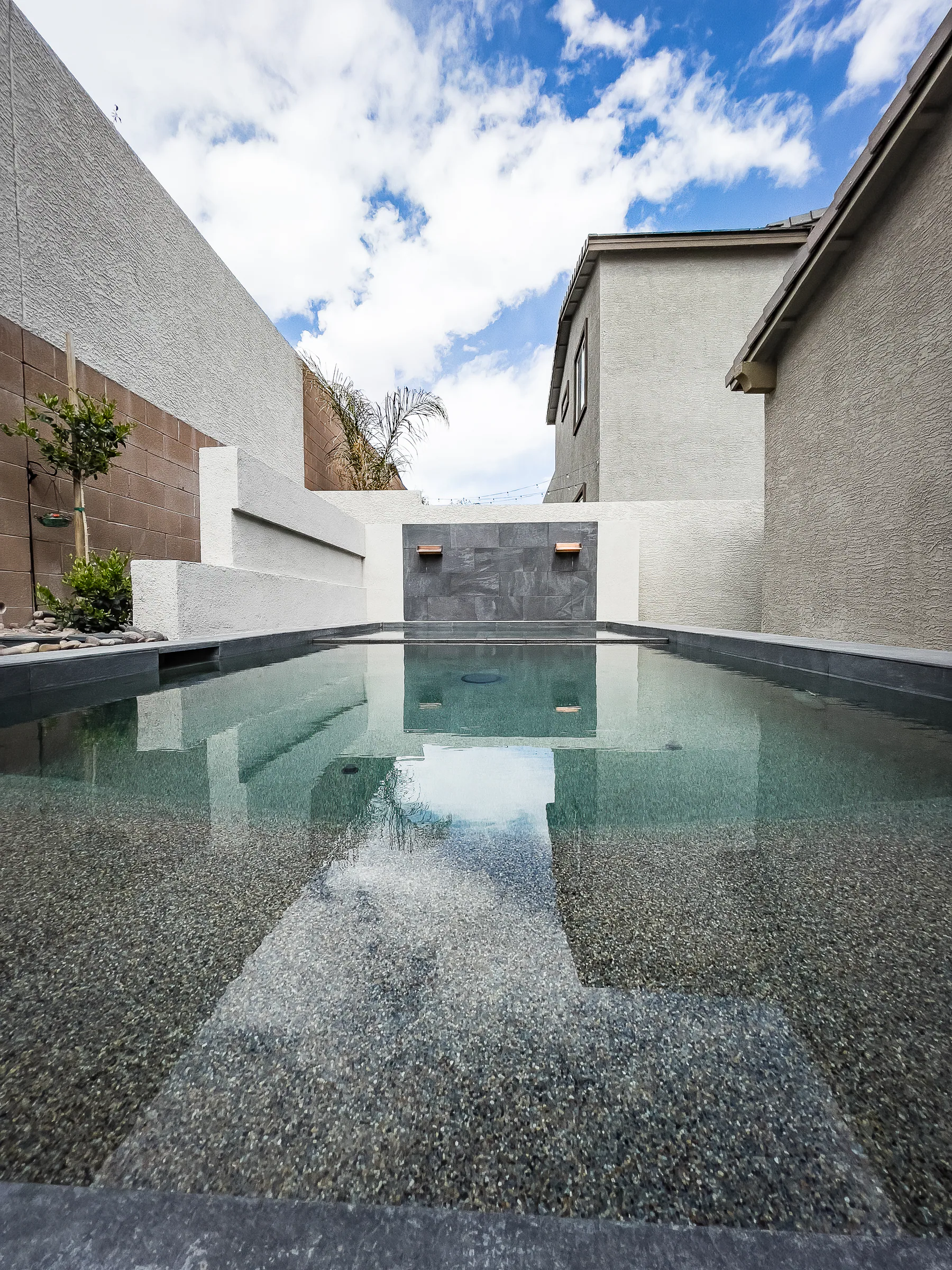 Gila finished pool and outdoor living project, view 3