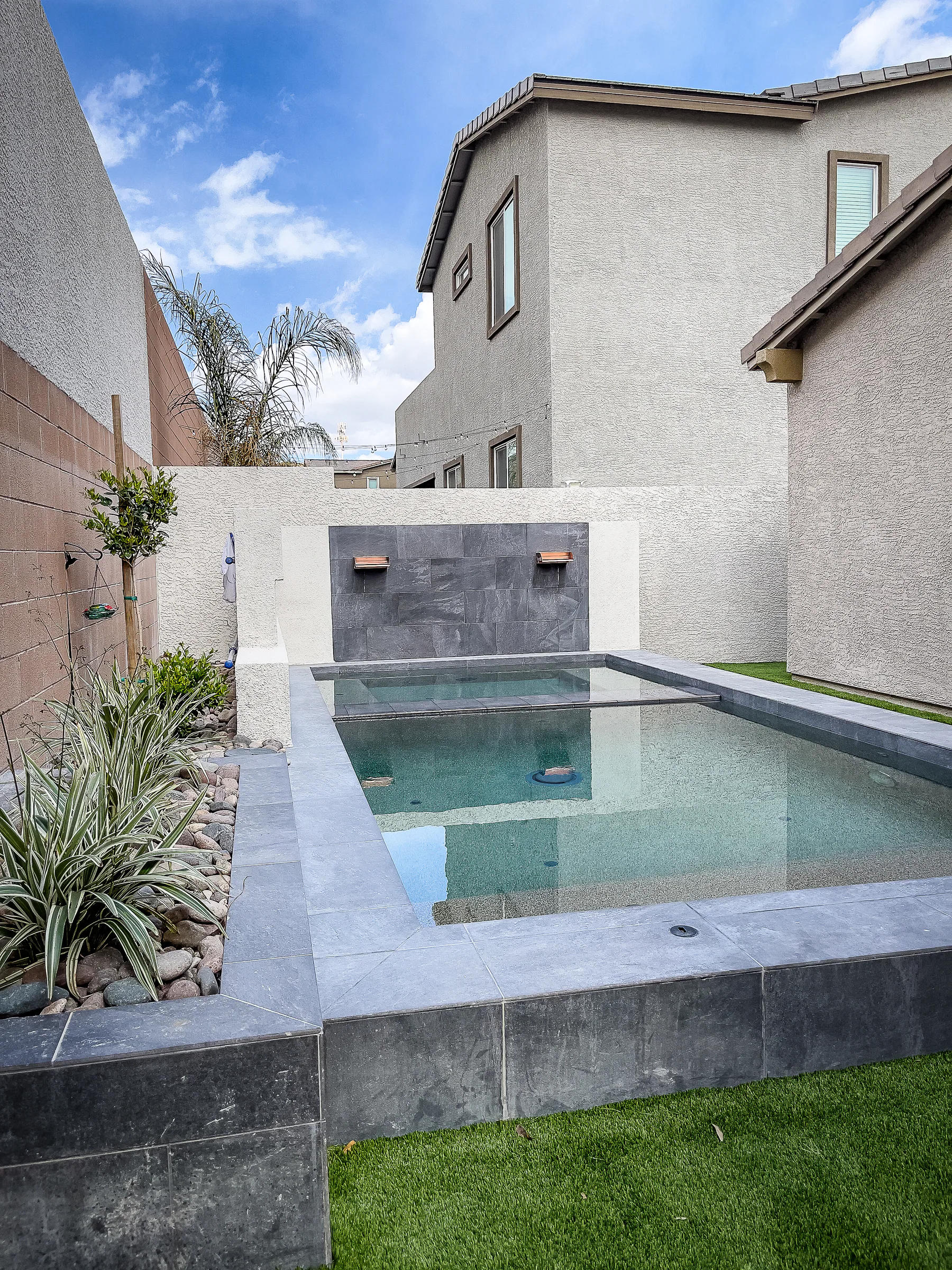 Gila finished pool and outdoor living project, view 4
