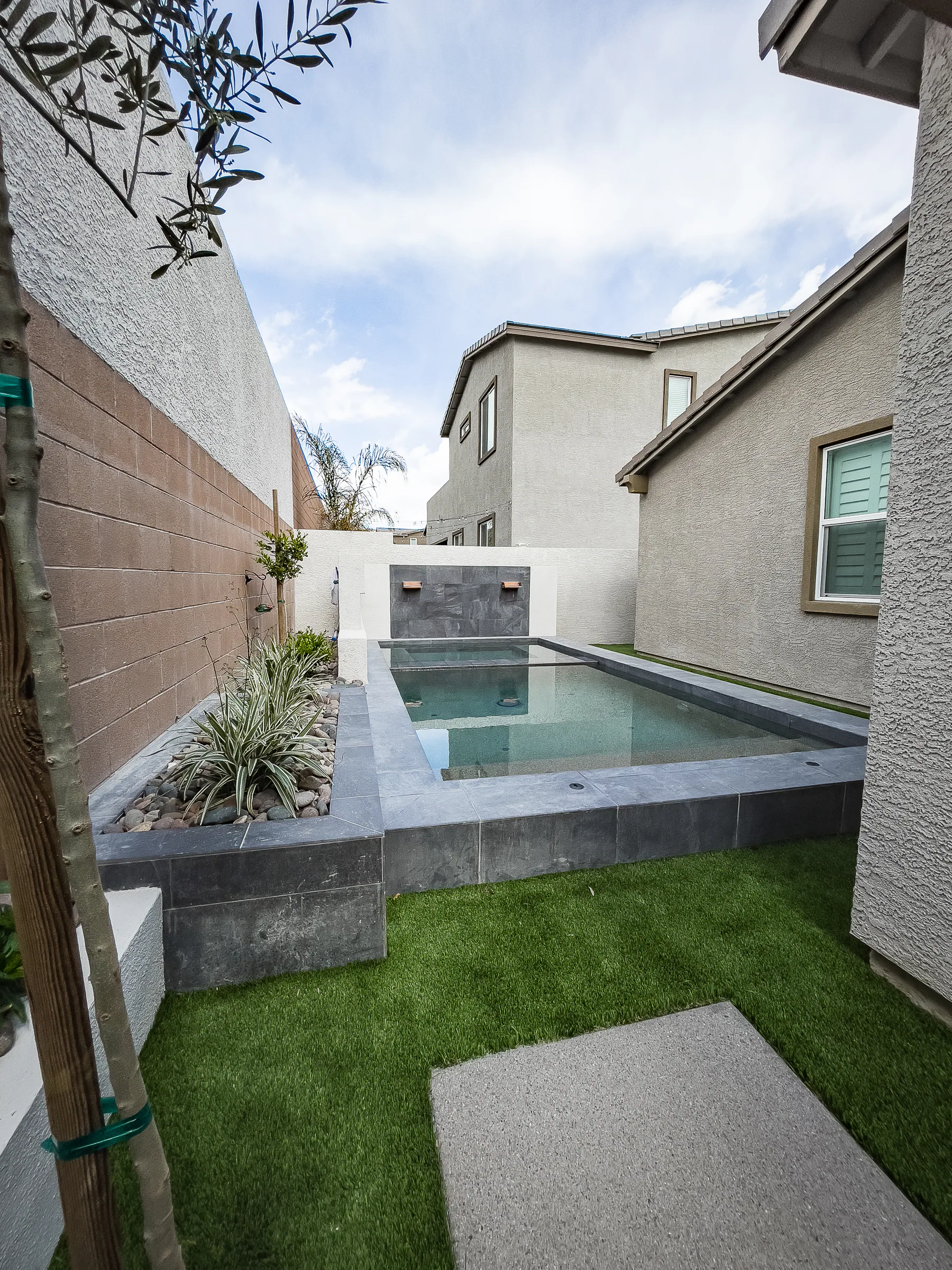 Gila finished pool and outdoor living project, view 5