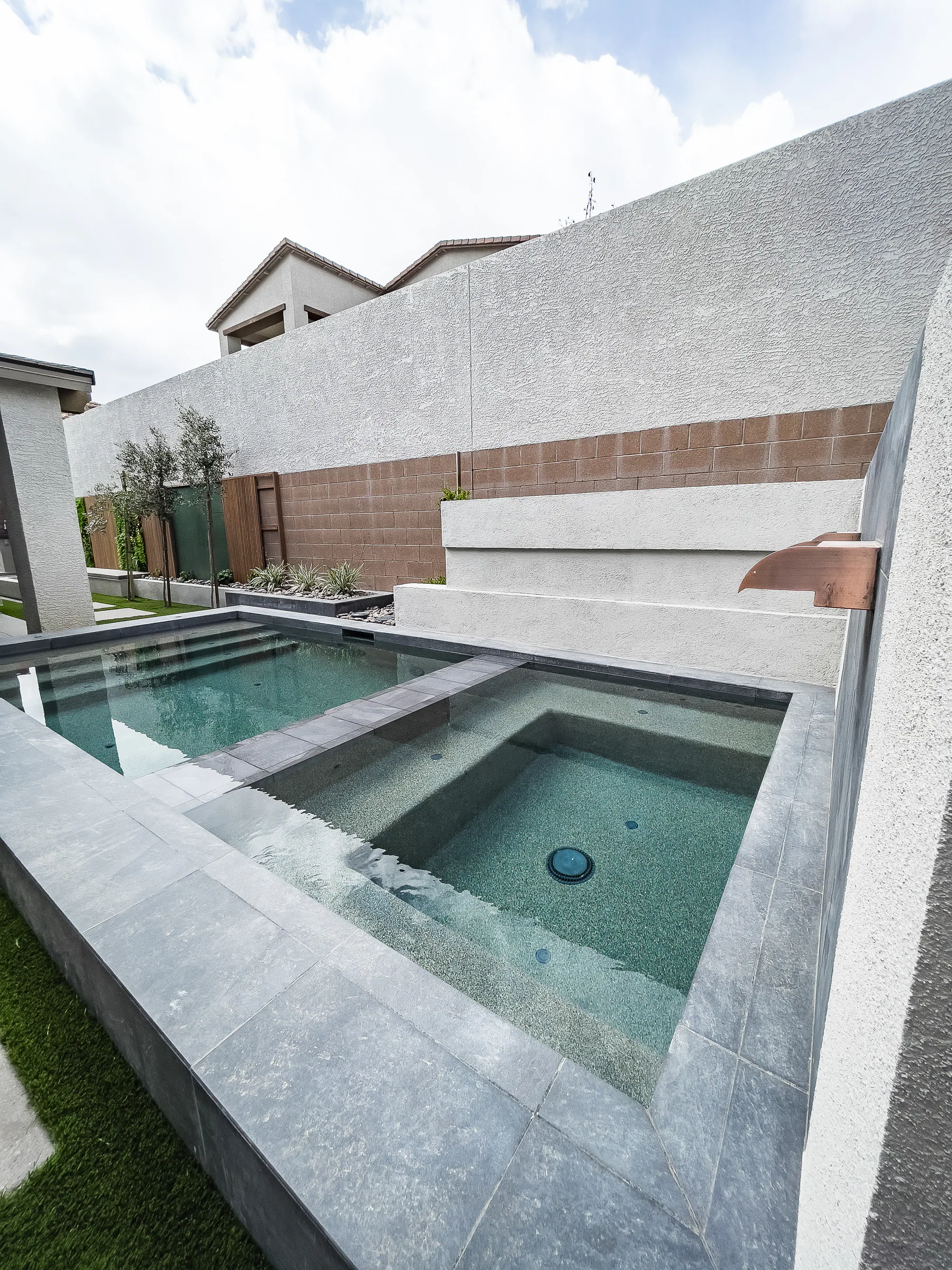 Gila finished pool and outdoor living project, view 7