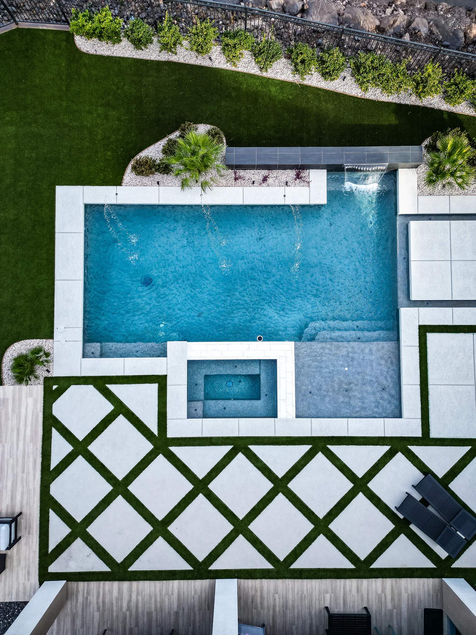 Harris finished pool and outdoor living project, view 5