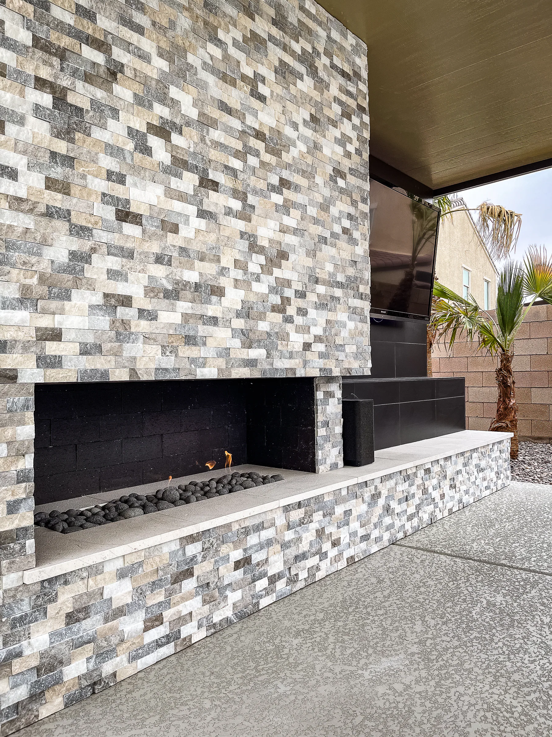 Kurtz finished pool and outdoor living project, view 8