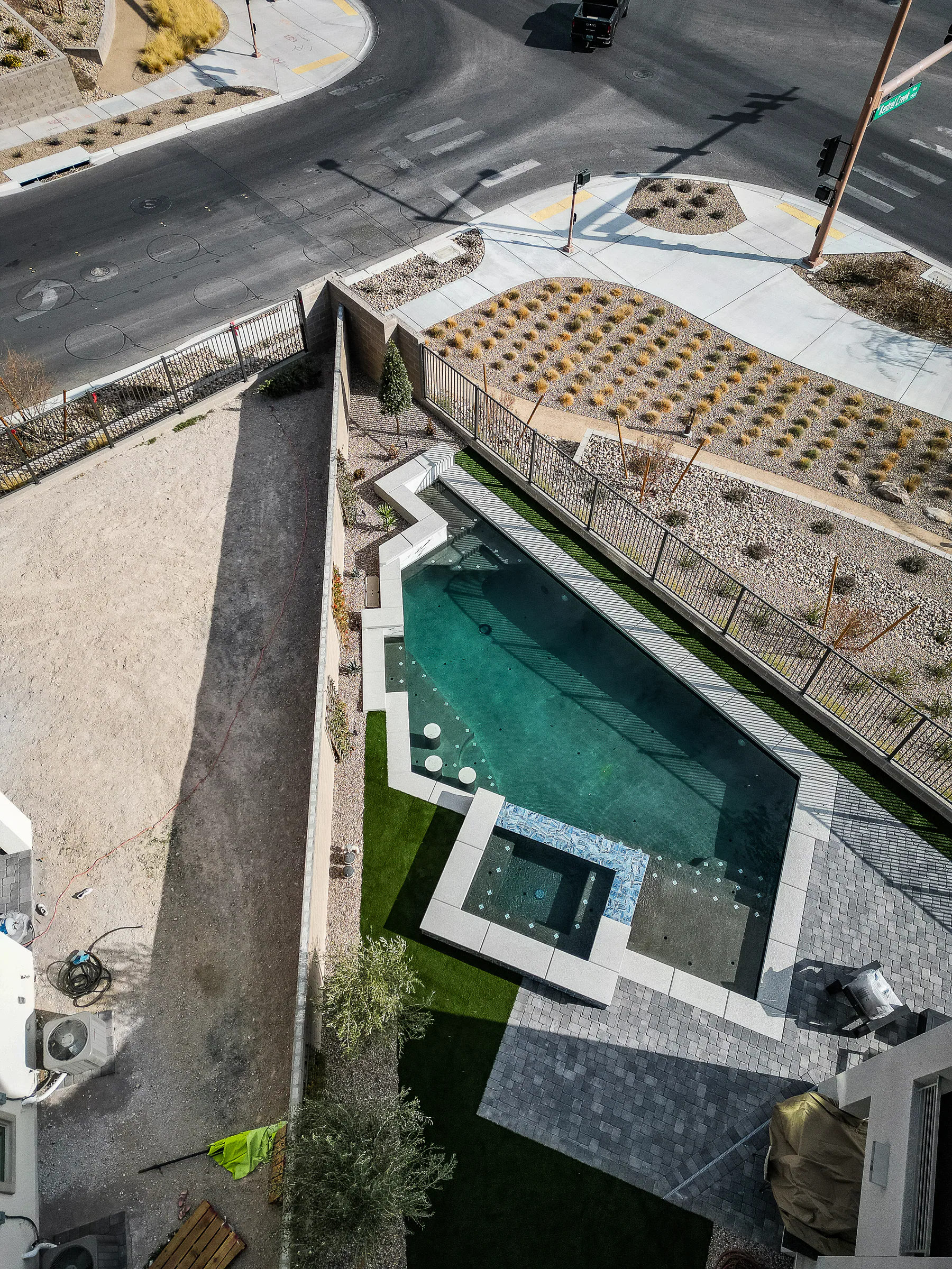 Shringo finished pool and outdoor living project, view 3