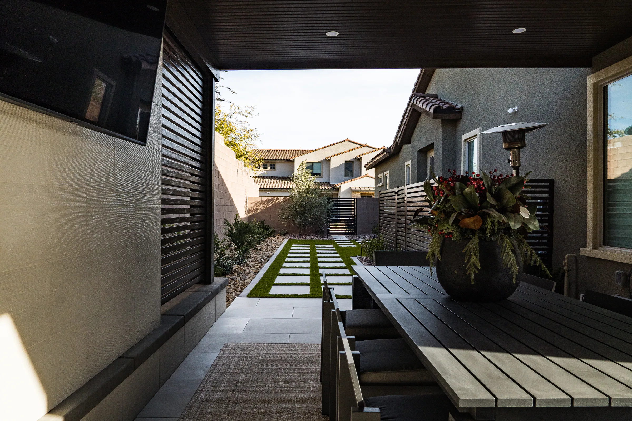 Zhang finished pool and outdoor living project, view 6