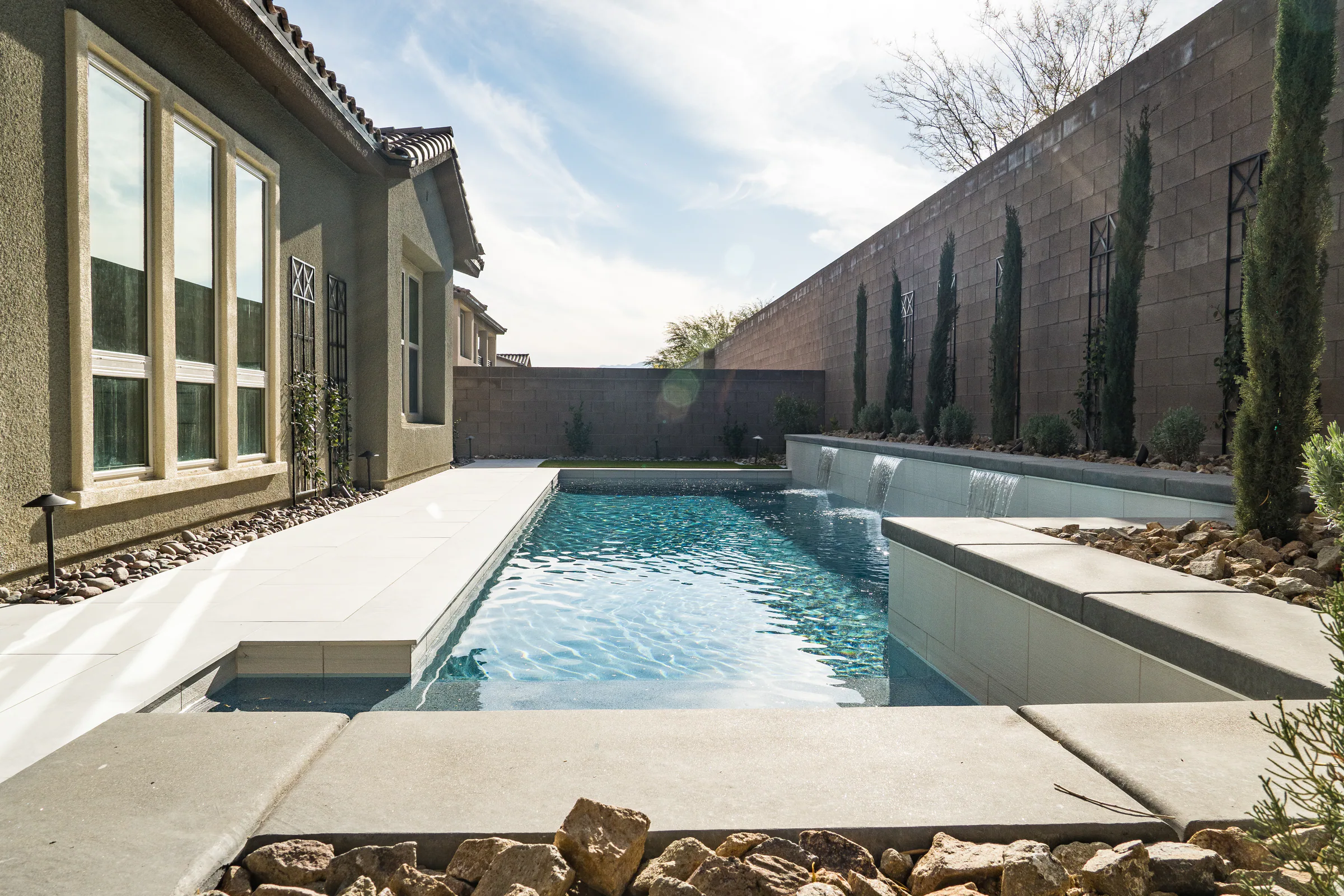 Zhang finished pool and outdoor living project, view 7